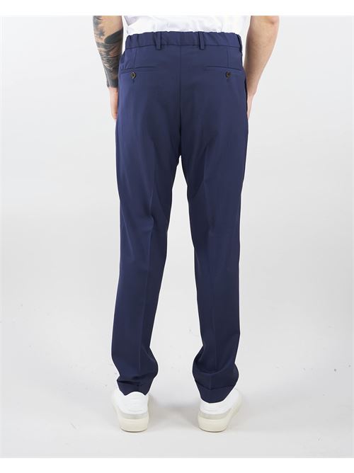 Pantalone in fresco lana con elastico in vita e coulisse Quattro Decimi QUATTRO DECIMI | Pantalone | ISOLAS32310891